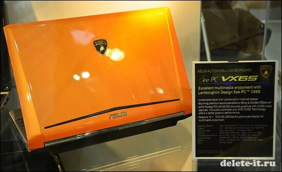  ASUS Lamborghini Design Eee PC VX6S