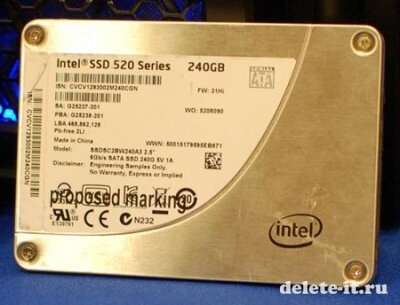 SSD   Intel   520   Cherryville