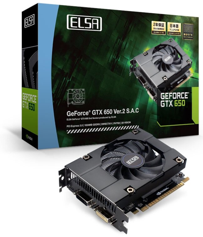 ELSA GeForce GTX 650 Ver. 2 S.A.C.    6 