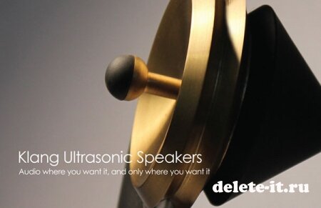 Направленный звук от Klang Ultrasonic Speakers