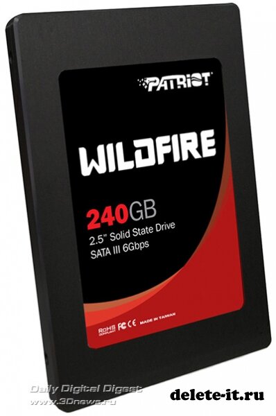 Patriot Wildfire – новые SSD с SATA III на контроллере SandForce