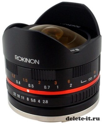 Официальные фотографии объектива Rokinon 8mm f/2.8